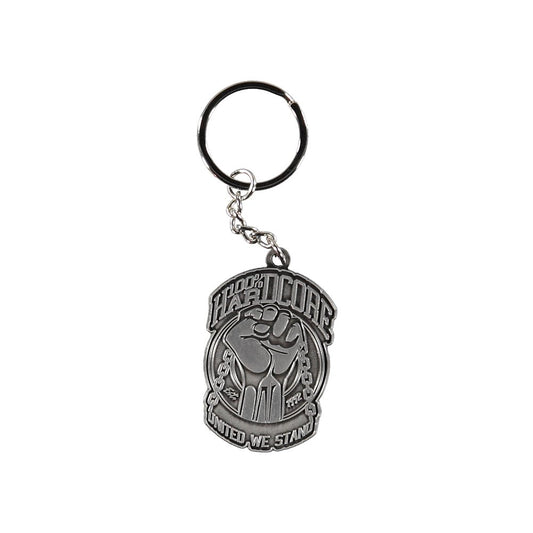 100% Hardcore Metal Keychain United - GABBERPLANET
