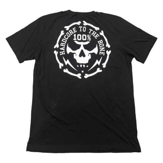 100% Hardcore T-Shirt Hardcore to the Bone