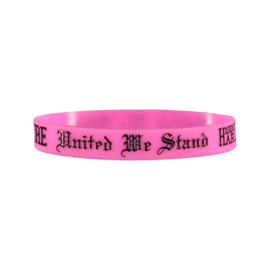 100% Hardcore Wristband United Pink - GABBERPLANET