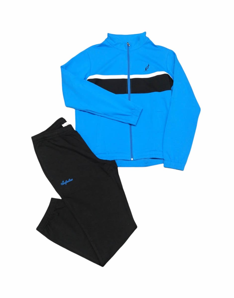 Australian Sportwear Piping Fleece Tracksuit LSUTU0155 626 - GABBERPLANET