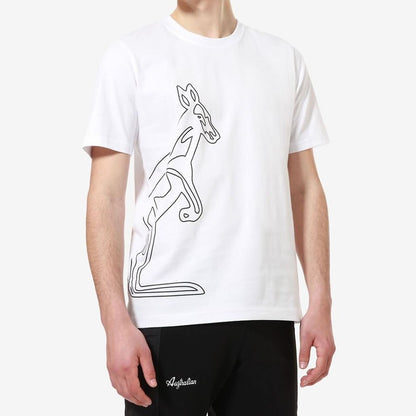 Australian Gabber T-Shirt Big Kang SWUTS0006 white