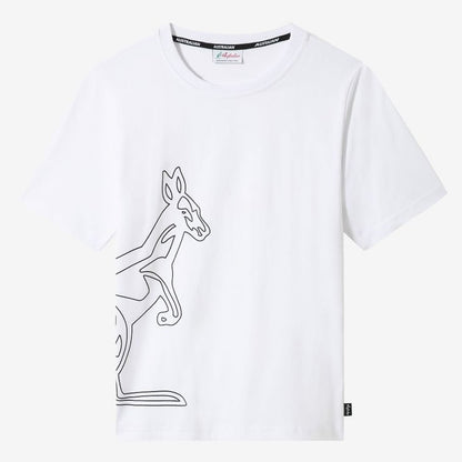Australian Gabber T-Shirt Big Kang SWUTS0006 white - GABBERPLANET