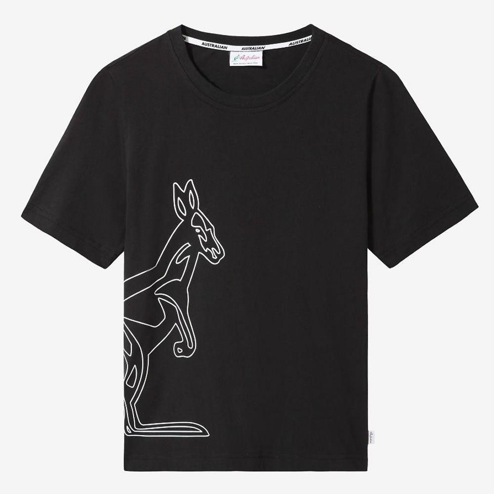 Australian Gabber T-Shirt Big Kang SWUTS0006 Black - GABBERPLANET