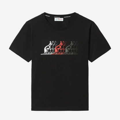 Australian T-Shirt Kangaroos Black - GABBERPLANET